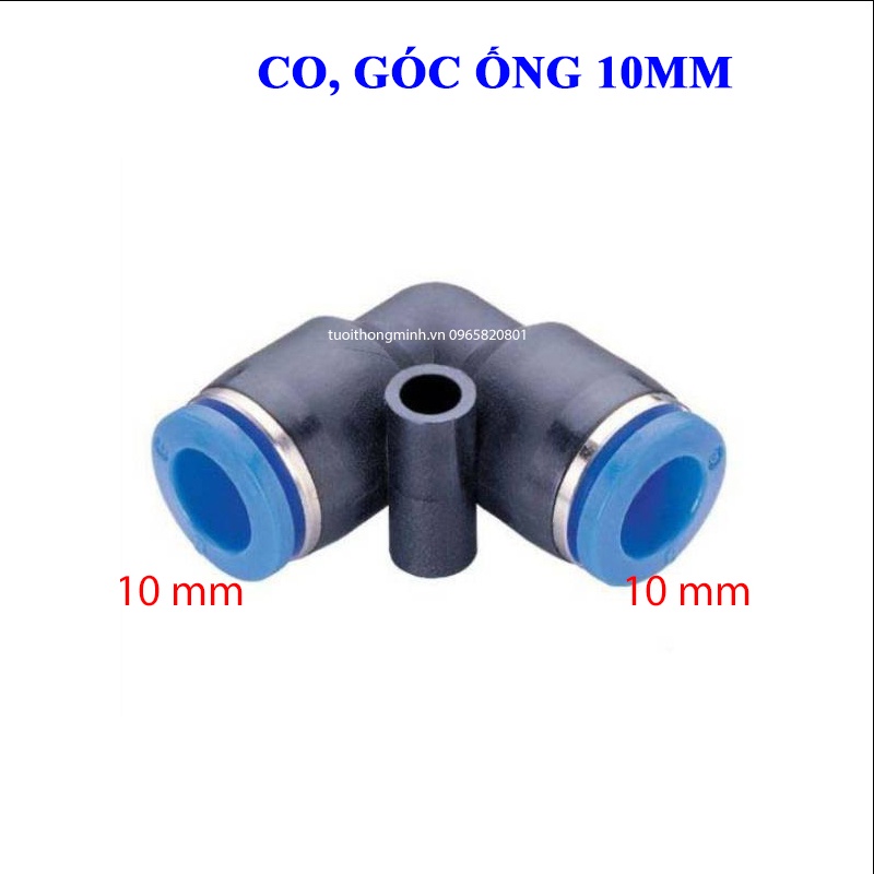 Cút,góc ống 10mm ống PU,PE