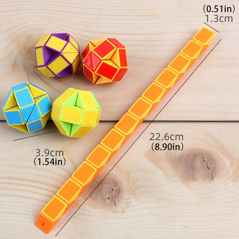 Đồ Chơi Khối Rubik 24 Đoạn Thần Kì Hình Cầu Mini Hỗ Trợ Giáo Dục Sớm Cho Bé