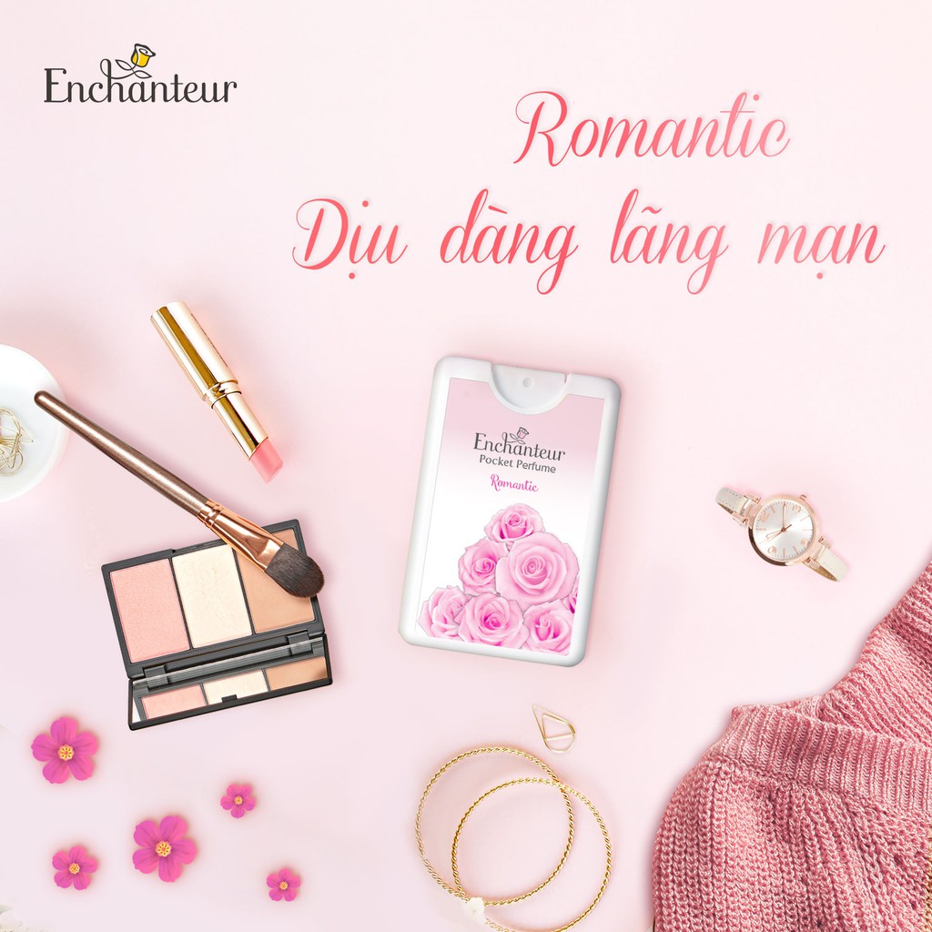 Nước hoa bỏ túi Enchanteur Charming/Delightful/Romantic 18ml