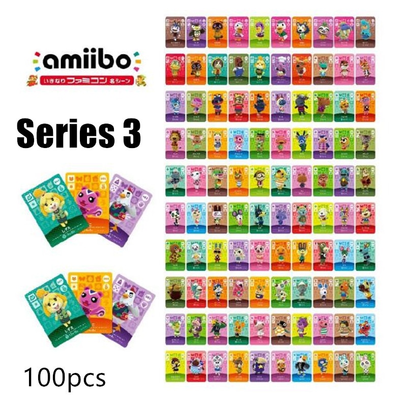 Thẻ chơi game Animal crossing Amiibo sê ri 1 tới 4 cho Nintendo Switch