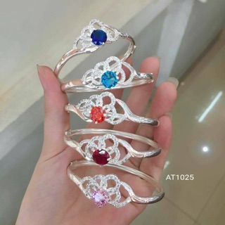 Vòng tay bạc nữ nhiều màu
