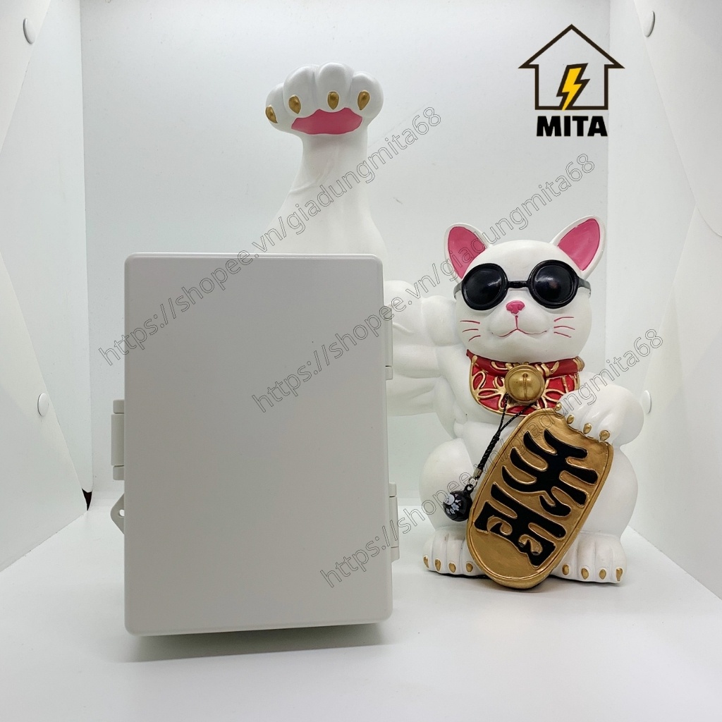 Tủ điện nhựa ngoài trời Lioa JL-00C (loại lớn) &amp; JL-00B (loại nhỏ) - Tủ điện chống nước - Hộp Kỹ Thuật LiOA - MITA