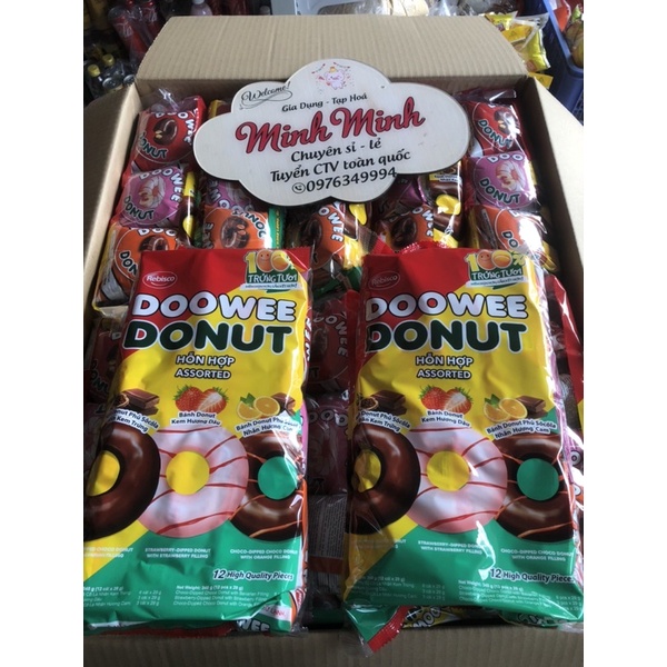 Bánh Donut Doowee Rebisco Bịch 348g