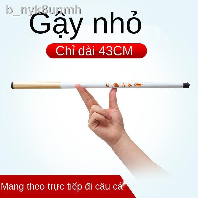 Cần câu cá bỏ túi chính hãng mini tay siêu ngắn cầm Bộ kết hợp Gói