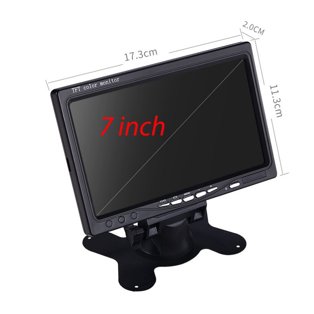 Xem cùng lúc 4 camera | Màn hình taplo, kích thước 7 inch - Sản phẩm chỉ gồm Màn hình, chưa có camera
