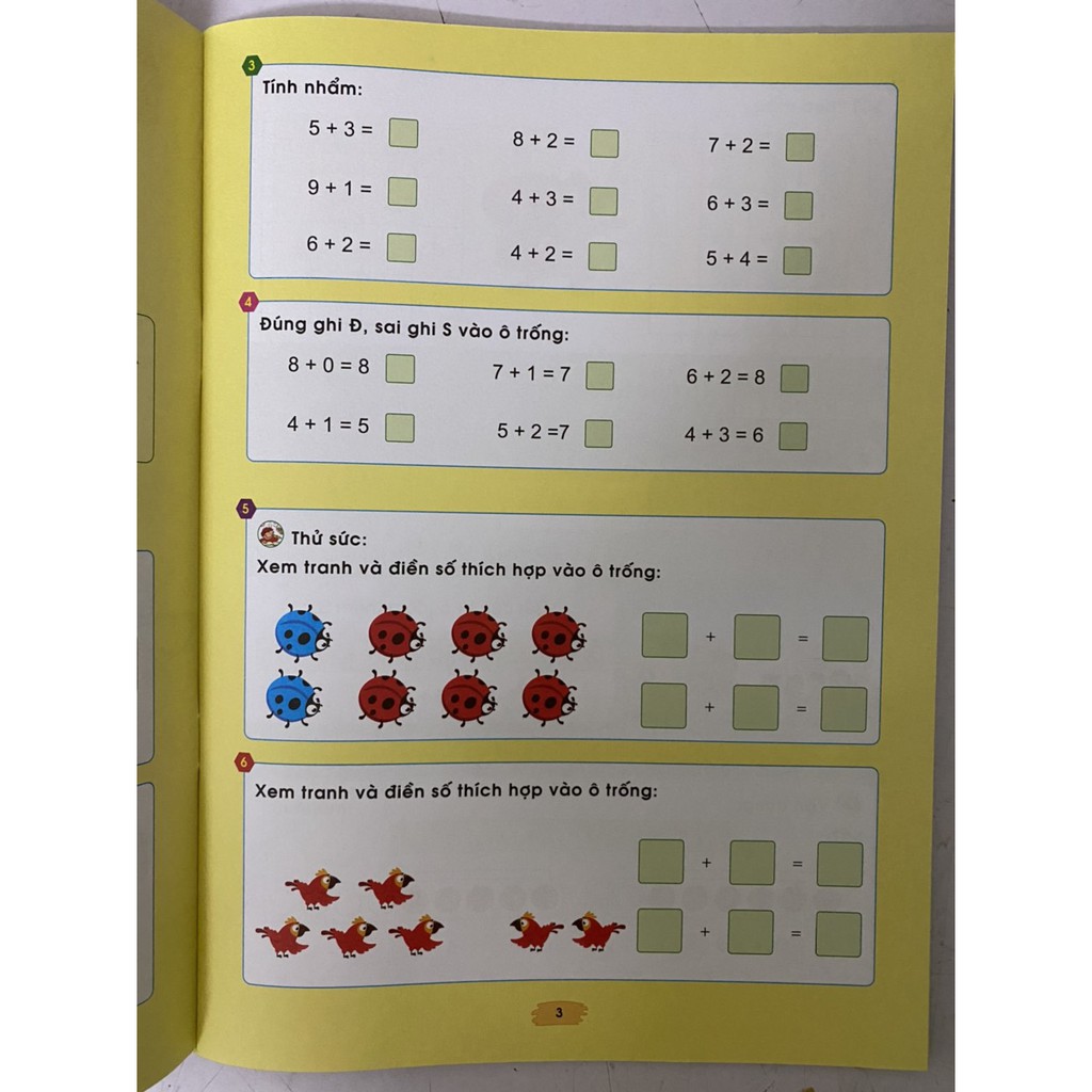 Sách - Rèn Kĩ Năng Tính Nhanh, Tính Nhẩm 1 - Bí quyết học giỏi toán cho trẻ 5 - 7 tuổi (1 cuốn)