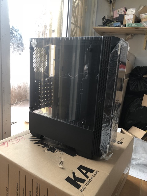 Vỏ Case máy tính VSP KA-180 Gaming đen | BigBuy360 - bigbuy360.vn