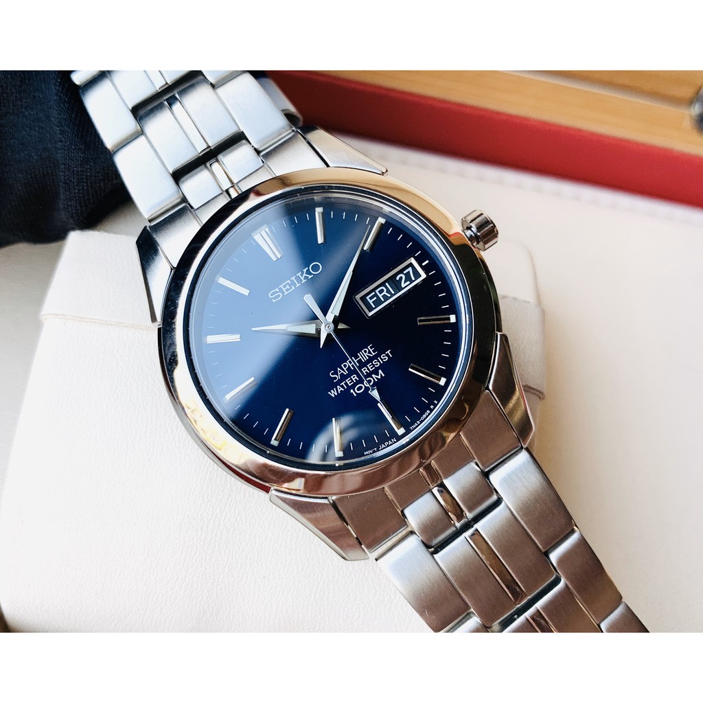 Đồng hồ nam Seiko SGG717P1 - Máy Quartz pin - Kính Sapphire