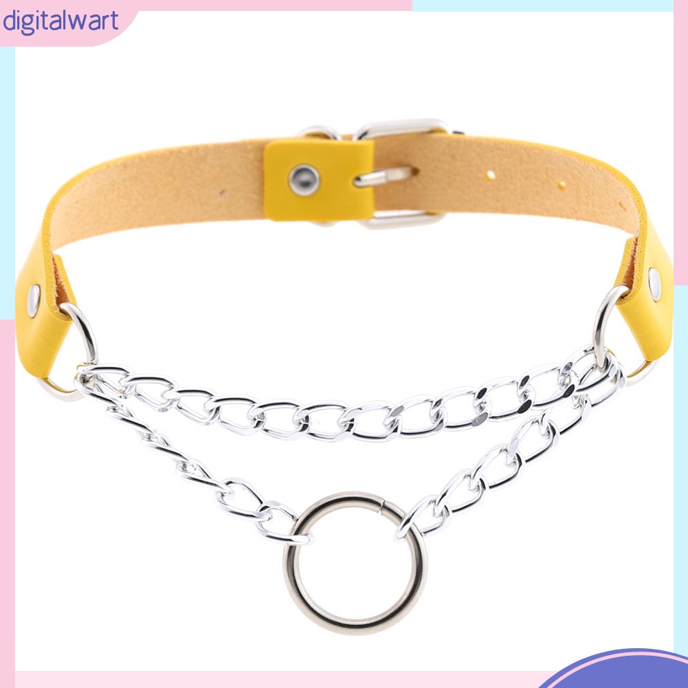 Vòng Cổ Choker Giả Da Thời Trang Cá Tính Cho Nam / Nữ