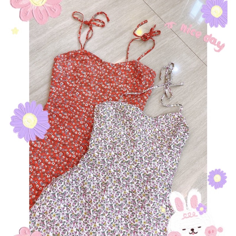Váy hoa nhí dây F21 xịn saleeee