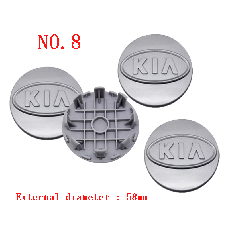 Set 4 Nắp Đậy Trục Bánh Xe Ô Tô Kia K5 Kx1 Forte R Cerato Rio