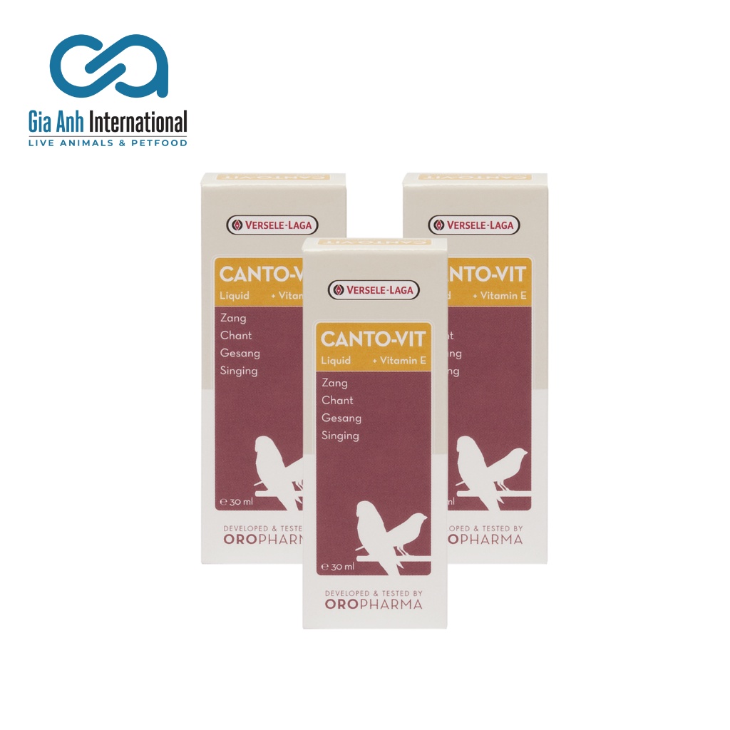 Vitamin Kích Hót Dành Cho Chim Cảnh - Versele-Laga Oropharma Canto-Vit Cải Thiện Tiếng Hót, Dạng Nước Hộp 30ml