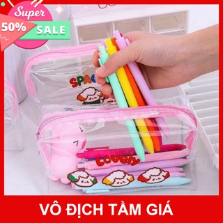 [Sale 1k giá hủy duyệt] [XẢ KHO_FREESHIP] Hộp đựng bút hình gấu dễ thương