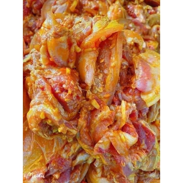 Heo rừng ướp sẵn có hàng lại rồi khách yêi ơi Nước ướp heo độc quyền bao ngon HEO RỪNG ƯỚP BBQ 500gr