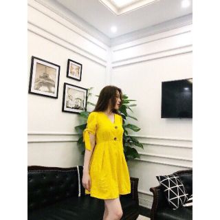 Đầm sơ mi tiểu thư