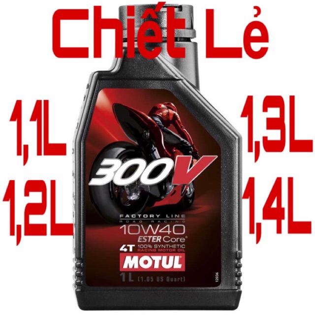 Motul 300V Pháp Tem 3 Lớp 4T 10W40 France