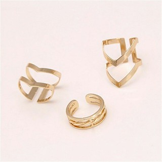 Bộ 3 chiếc nhẫn thời trang