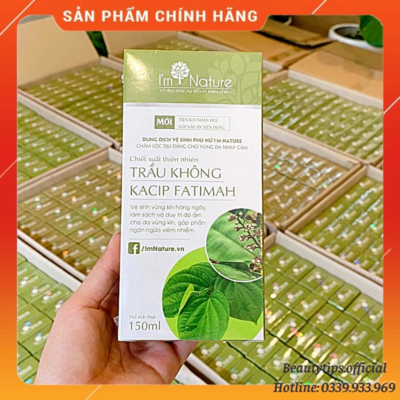 Dung Dịch Vệ Sinh Phụ Nữ Trầu Không I'm Nature 150ml