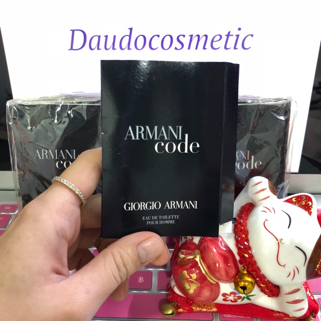 [ vial ] Nước hoa Giorgio Armani Armani Code Pour Homme EDT 1.5ml