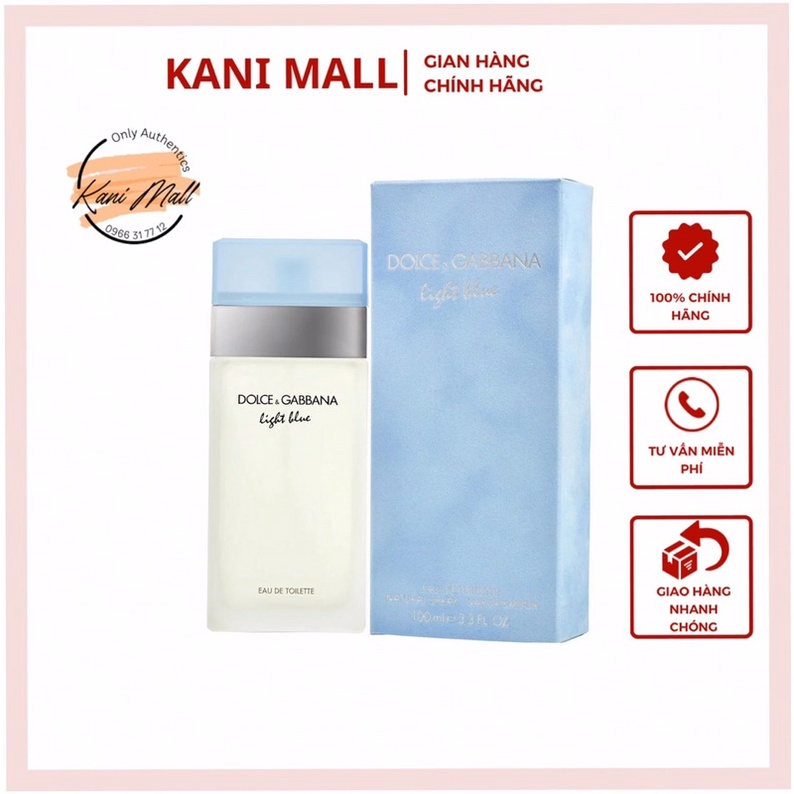 Nước hoa nữ D.G Light Blue Thơm mát Trẻ trung Hiện đại 10ml