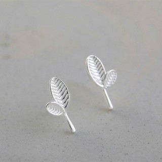 Bông tai Leaf Earrings bạc Ý 925 những chiếc lá cuối cùng của mùa xuân - Florence by T