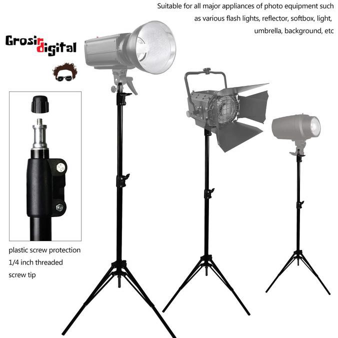 Giá Đỡ Đèn Led Studio 195cm Kèm Túi Đựng