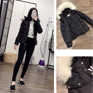 phao đen mũ lông BSK ( giá sale)