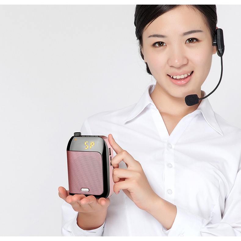 Loa trợ giảng Aporo T9 FM không dây mẫu micro mới nhất có thể điều chỉnh âm lượng