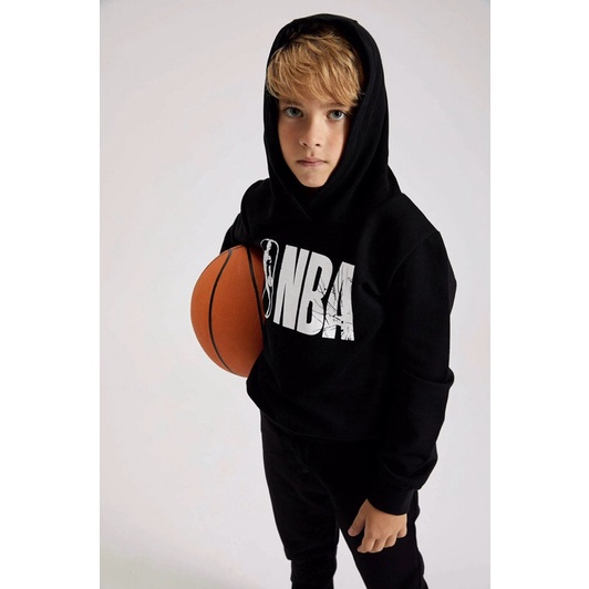 Áo nỉ hoodie bóng rổ NBA bé trai