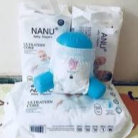 BỈM QUẦN NANU BABY ĐỦ SIZE SIÊU MỎNG M/L/XL/XXL/3XL 50/100 MIẾNG