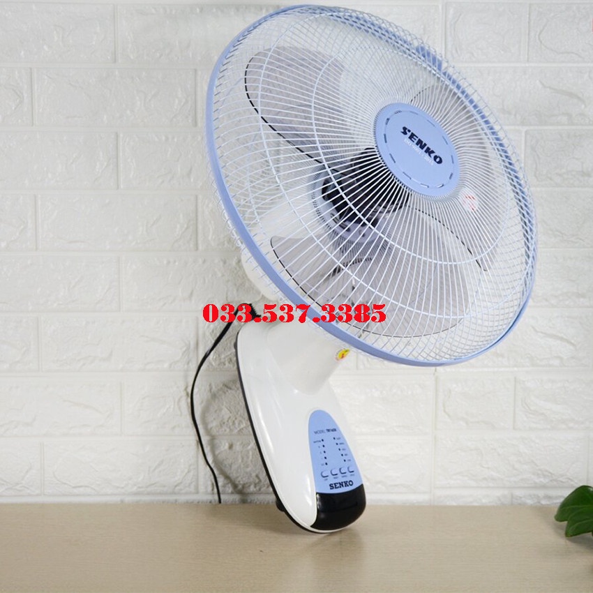 Quạt điều khiển từ xa treo tường, quạt máy SENKO 1628