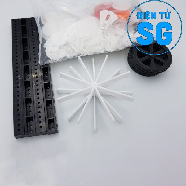 Bộ bánh răng nhựa DIY 25 chi tiết / 81 chi tiết / 92 chi tiết / 106 chi tiết