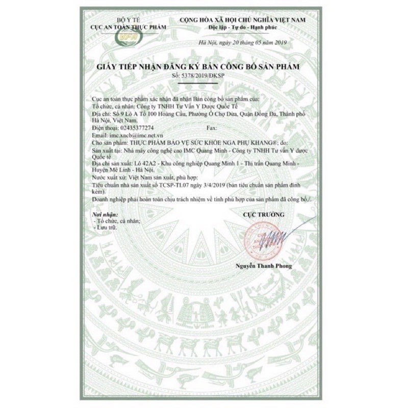 [Tích điểm chính hãng] Nga Phụ Khang - Lọ 60 viên