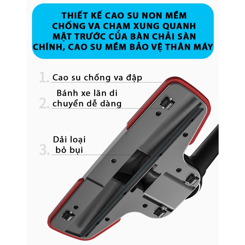 Máy hút bụi cầm tay không dây XIAOMI đa năng gia đình mini pin sạc hút giường đệm nệm sofa xe hơi lực hút mạnh