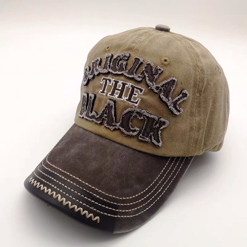 Mũ lưỡi trai thêu hình, nón đội đầu cổ điển phong cách Gothic Punk Y2k cho nam nữ