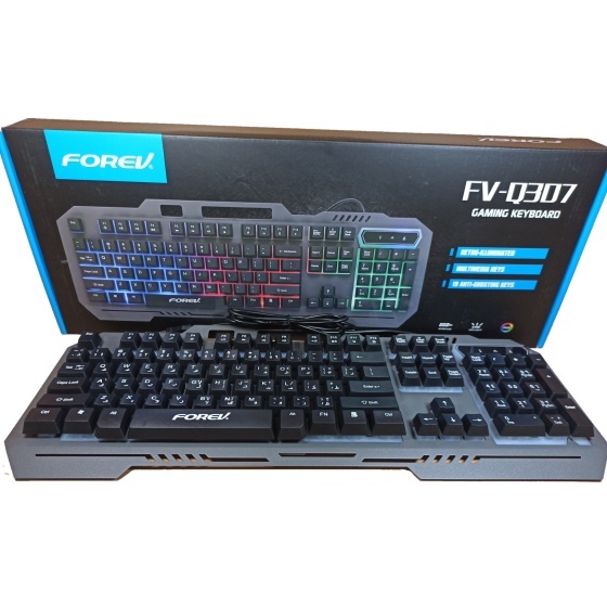 Bàn phím gaming cao cấp Q307 R260 có LED nhiều màu bàn phím cơ chuyên chơi game #8