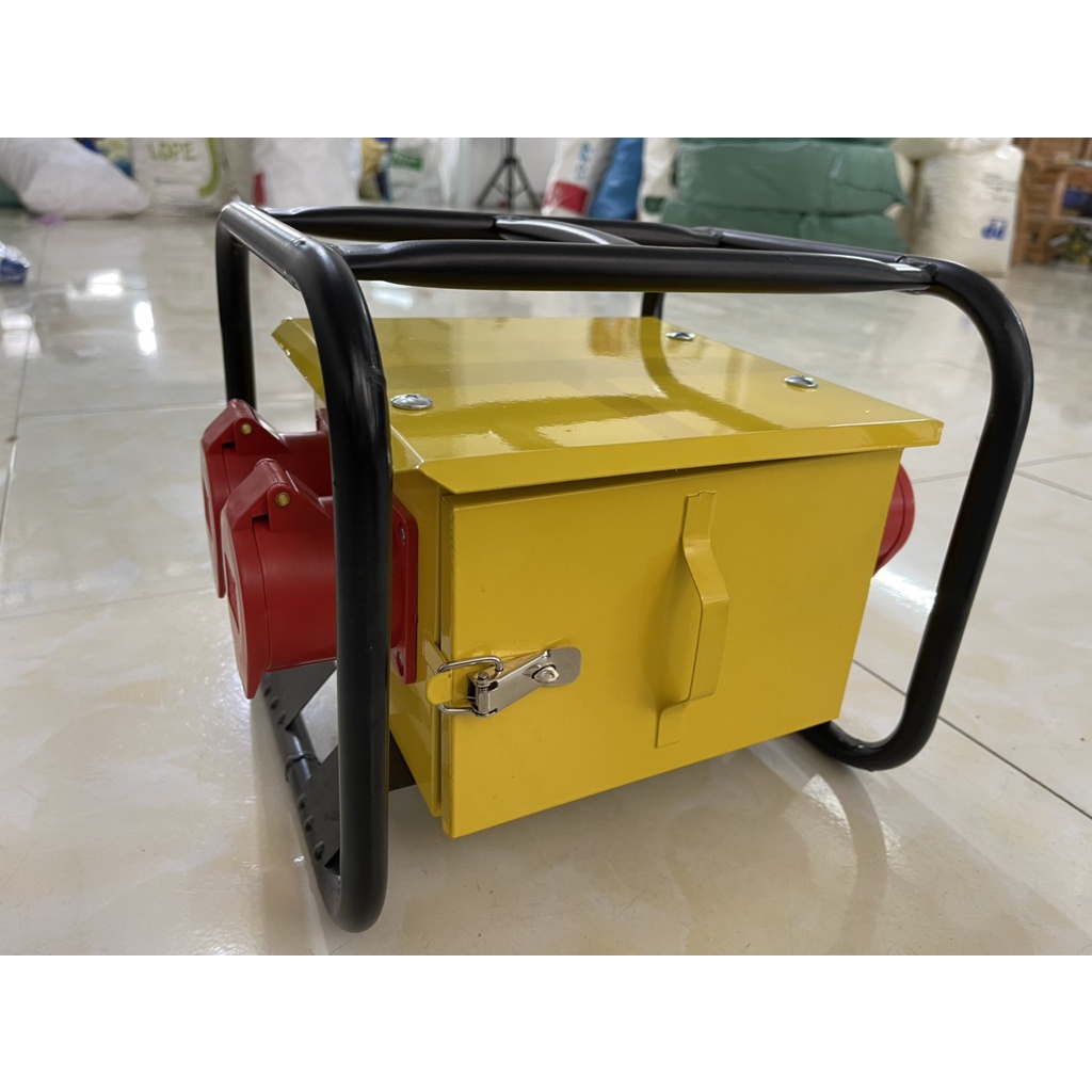 Hộp Nguồn Tủ Điện Thi Công tủ 3Pha át 63A chống giật 4 ổ 32A 4 chân 4 ổ 32A 5 Chân