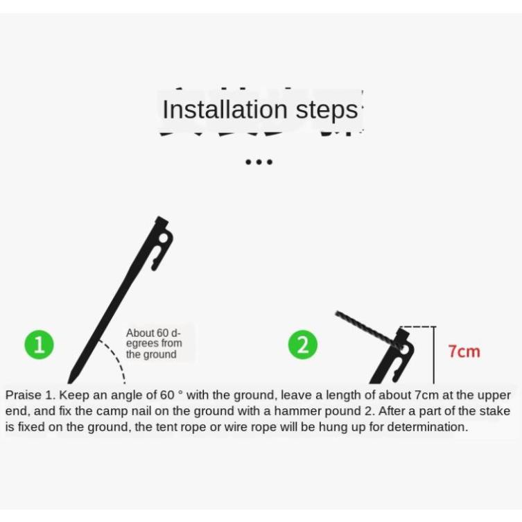 Cọc cắm lều Glamping NatureHike NH19PJ104