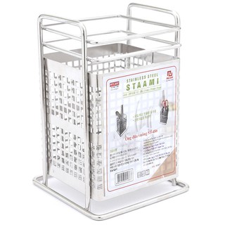 Ống đựng đũa, thìa StaAmi Hàn Quốc ST-486 (hình vuông)