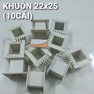 Khuôn nhựa quấn biến áp 22x25 (10 chiếc). Khuôn nhựa dày quấn biến áp cơ. Khuôn biến áp chống cháy dây đồng 2,2x2,5 cm