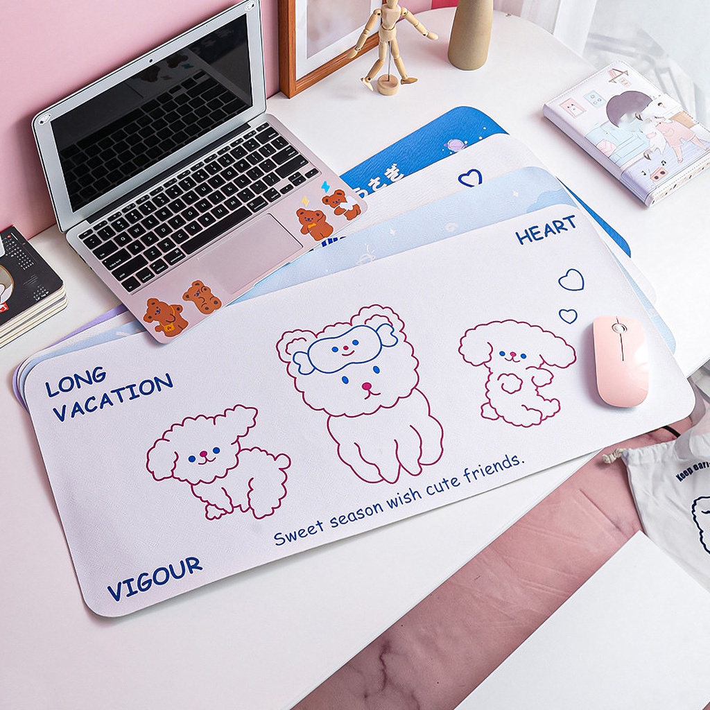 Miếng Lót Chuột Máy Tính Chống Trượt Không Thấm Nước Hình Hoạt Hình Dễ Thương