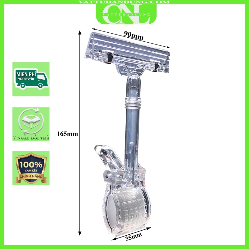 Kẹp nhựa wobbler - Kẹp bảng giá sản phẩm - Kẹp quảng cáo cho shop thời trang,cửa hàng,siêu thị, kẹp cùng giấy cứng