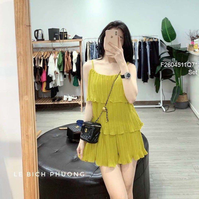 SET 2 DÂY DẬP LY TẦNG MIX QUẦN ĐÙI CHẤT ĐẸP