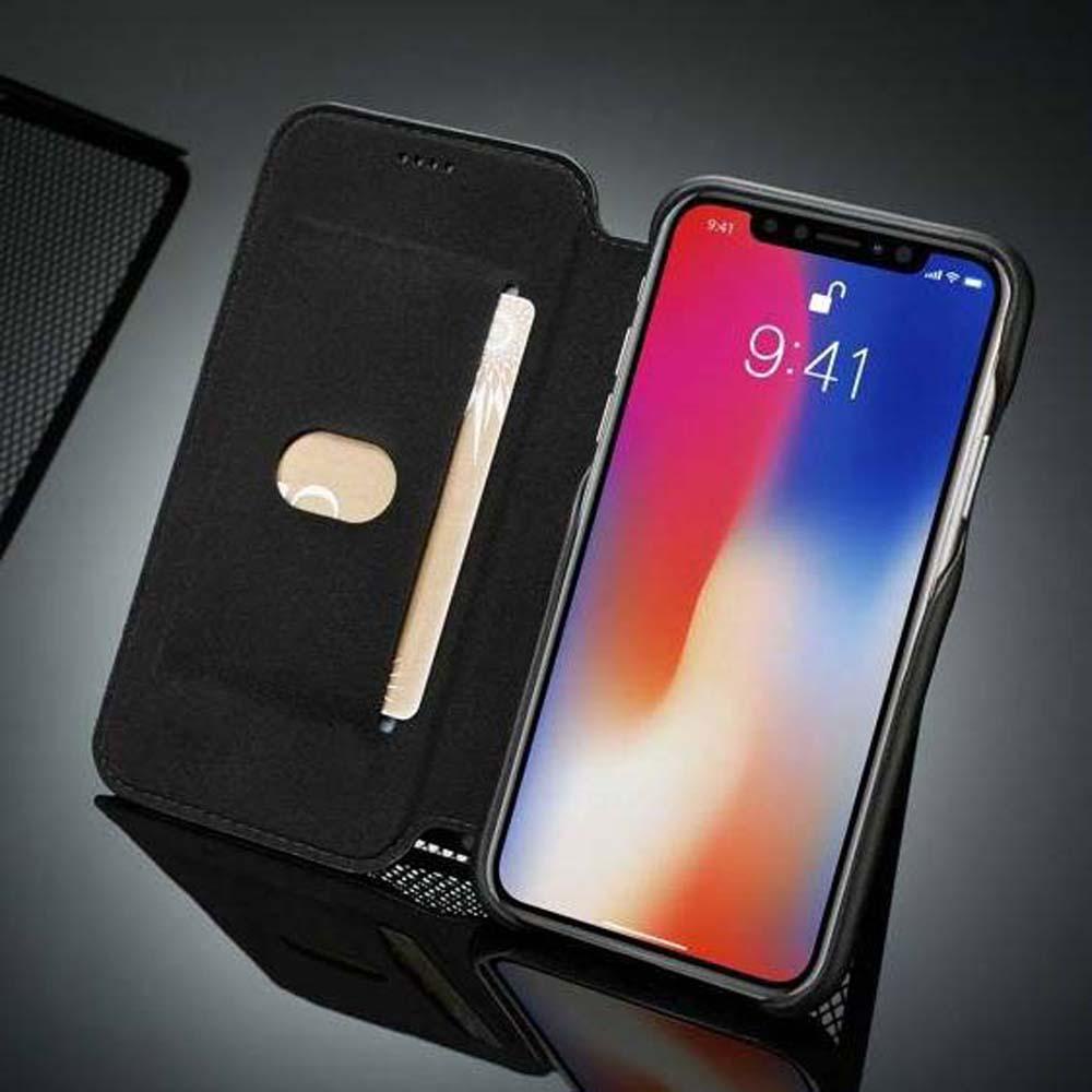 Ốp Điện Thoại Siêu Mỏng Chống Sốc Kèm Ngăn Đựng Thẻ Cho iPhone 12