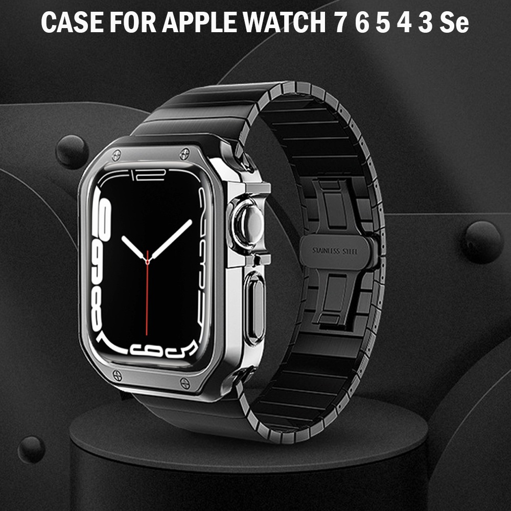 Ốp Bảo Vệ TPU Cho Apple Watch series 7 45mm 41mm iWatch 6 5 4 3 Se 44mm 40mm 42mm 38mm