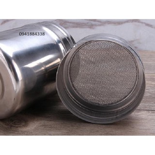 Lọ Rắc Bột Cacao Matcha Thép 304