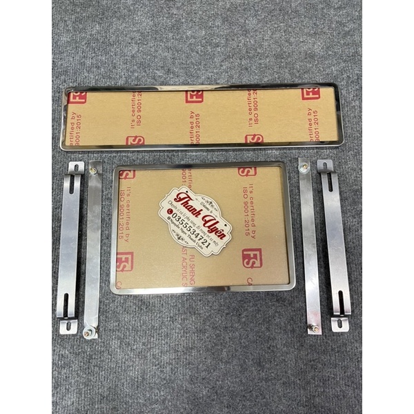 BỘ BIỂN SỐ XE DU LỊCH MẪU CŨ INOX
