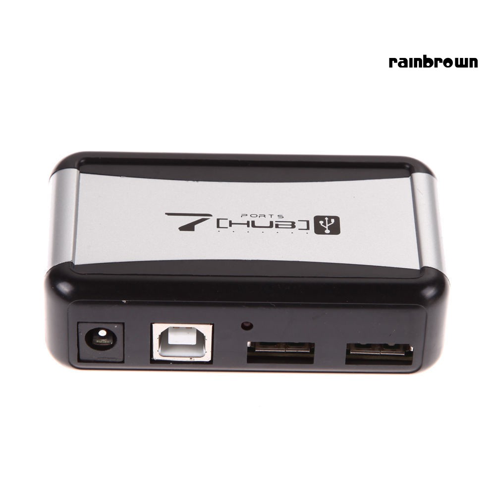 Bộ Chia 7 Cổng Usb 2.0 Hub 50cm 5v Cho Pc / Laptop