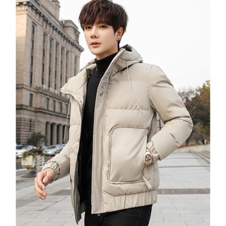 Áo khoác phao nam phong cách hàn quốc trẻ trung - Áo khoác nam có mũ trùm đầu