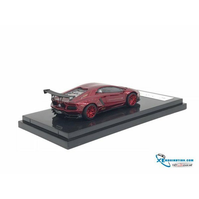 Xe Mô Hình Lamborghini Aventador LB 1.0 Limited Edition 699 1:64 JEC (Đỏ)